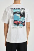 T-shirt uomo con stampa sul retro bianca 8H5K FN4 THE NORTH FACE 