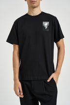 T-shirt uomo con stampa sul retro nera 8H5K JK3 THE NORTH FACE 