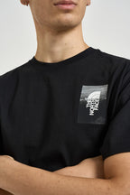 T-shirt uomo con stampa sul retro nera 8H5K JK3 THE NORTH FACE 