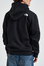 Felpa uomo full zip e box logo nera 8JAZ JK3 THE NORTH FACE 