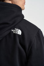 Felpa uomo full zip e box logo nera 8JAZ JK3 THE NORTH FACE 