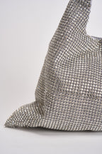 Borsa donna strass argento PARKS ARGENTO TWENTY FOURHAITCH 