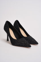 Décolleté donna Taylor con strass nero TAYLOR NERO TWENTY FOURHAITCH 