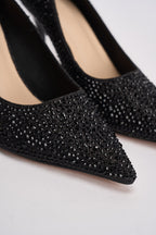 Décolleté donna Taylor con strass nero TAYLOR NERO TWENTY FOURHAITCH 