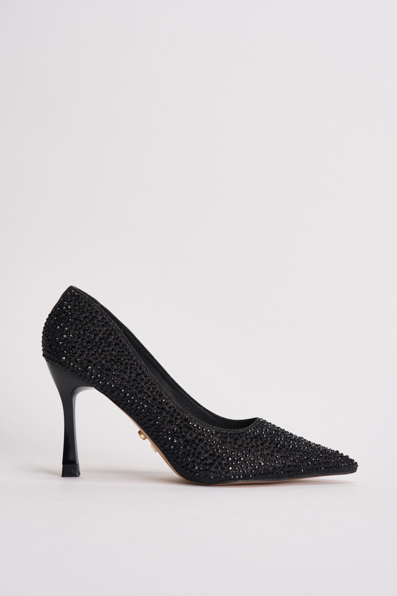 Décolleté donna Taylor con strass nero TAYLOR NERO TWENTY FOURHAITCH 