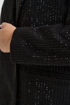 Blazer donna doppiopetto strass nero ULIANE NERO TWENTY FOURHAITCH 