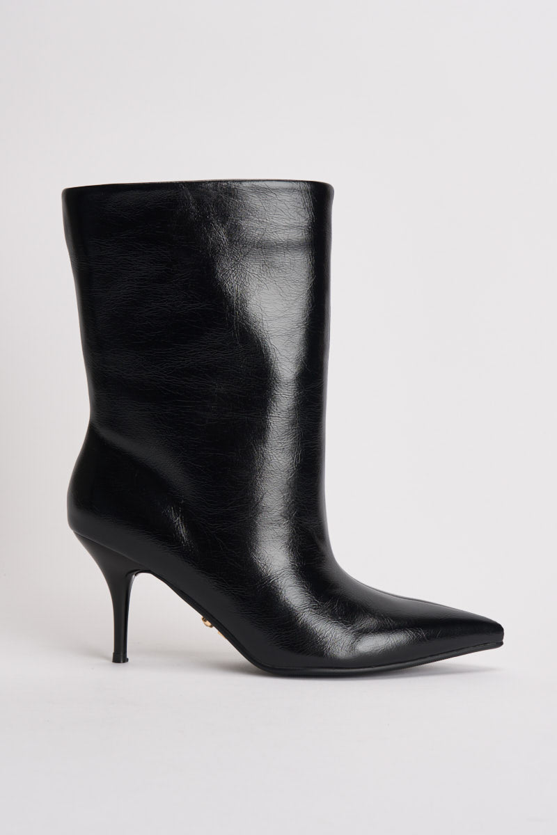 Stivaletto donna con tacco Unuk nero UNUK NERO TWENTY FOURHAITCH 