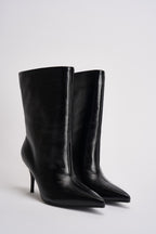 Stivaletto donna con tacco Unuk nero UNUK NERO TWENTY FOURHAITCH 