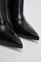 Stivaletto donna con tacco Unuk nero UNUK NERO TWENTY FOURHAITCH 