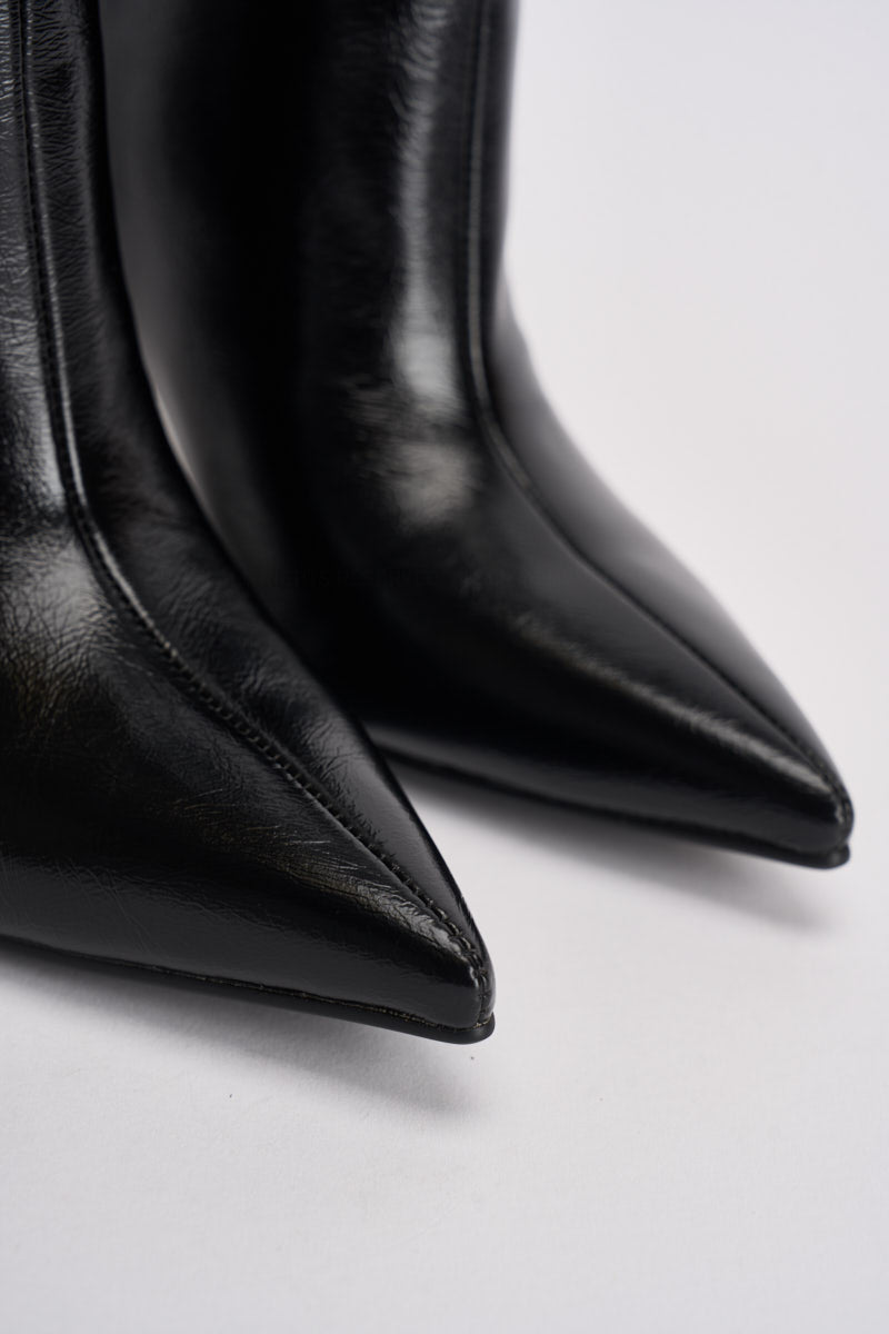 Stivaletto donna con tacco Unuk nero UNUK NERO TWENTY FOURHAITCH 