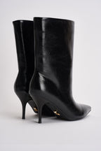 Stivaletto donna con tacco Unuk nero UNUK NERO TWENTY FOURHAITCH 