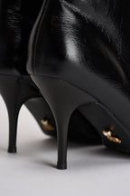 Stivaletto donna con tacco Unuk nero UNUK NERO TWENTY FOURHAITCH 