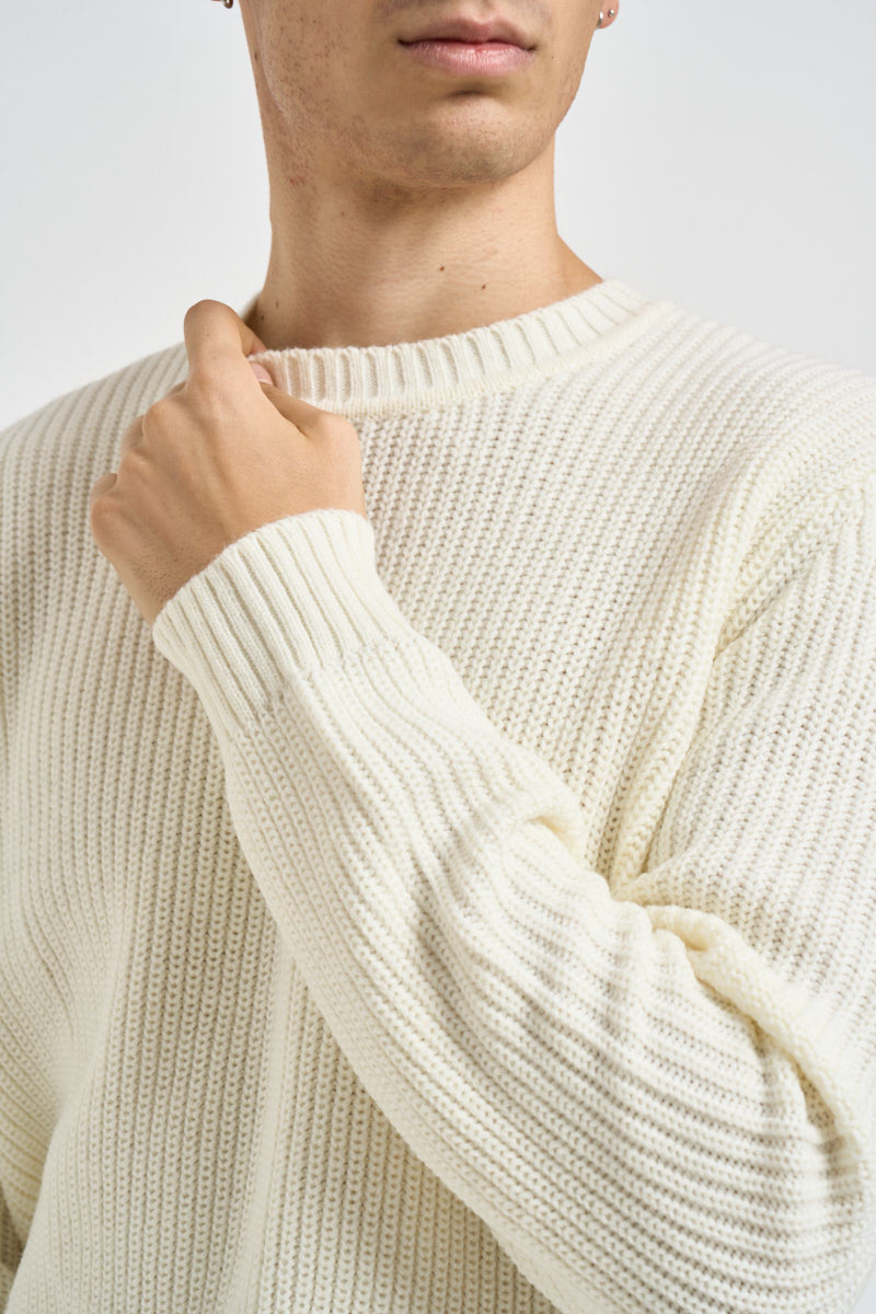 Maglia uomo girocollo latte 2100031 LATTE URBANRING 