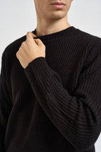 Maglia uomo girocollo nera 2100031 NERO URBANRING 