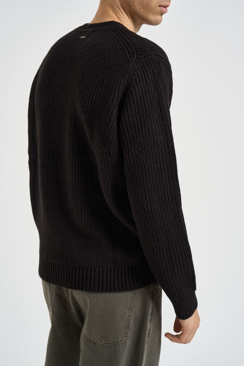 Maglia uomo girocollo nera 2100031 NERO URBANRING 