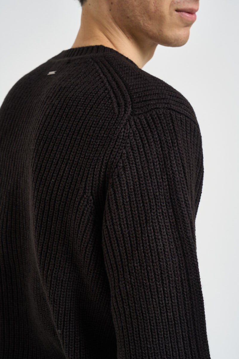 Maglia uomo girocollo nera 2100031 NERO URBANRING 