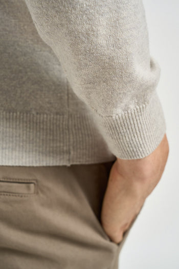 Maglia uomo girocollo in lana ghiaccio - 6