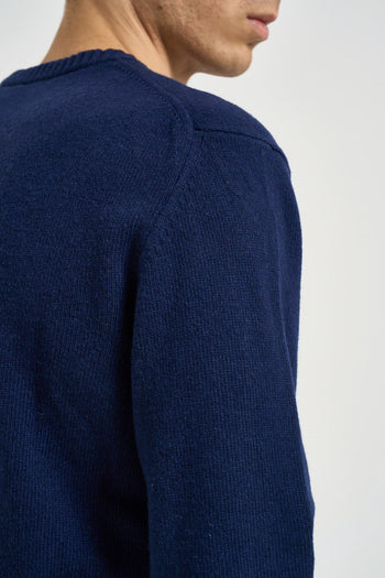 Maglia uomo girocollo bandiera americana blu - 5