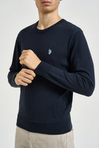 Maglia uomo girocollo blu navy VALT 177 U.S. POLO 