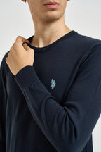 Maglia uomo girocollo blu navy VALT 177 U.S. POLO 