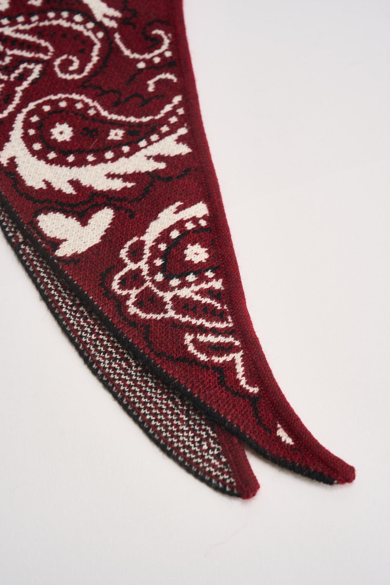Foulard donna in maglia bordeaux 2AC2165 AMARENA VICOLO 
