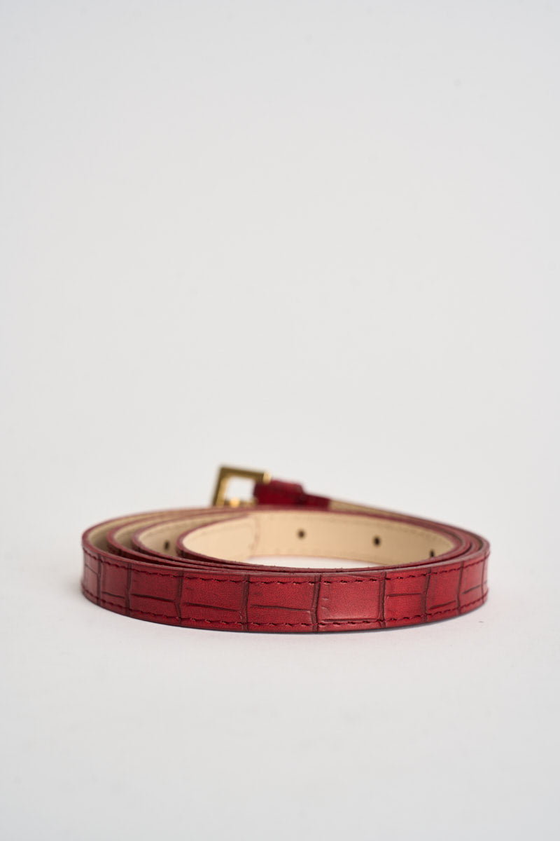 Cintura donna animalier bordeaux AAC0017 ROSSO VICOLO 