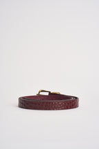 Cintura donna in cuoio bordeaux AAC0035 BORDEAUX VICOLO 
