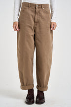Jeans donna Laila relaxed fit in denim beige DAC5032 CAMMELLO VICOLO 