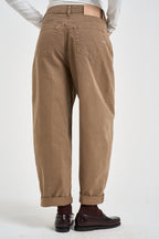 Jeans donna Laila relaxed fit in denim beige DAC5032 CAMMELLO VICOLO 