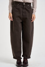Jeans donna Laila relaxed fit in denim marroni DAC5032 MORO VICOLO 