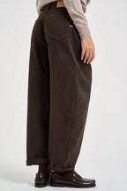 Jeans donna Laila relaxed fit in denim marroni DAC5032 MORO VICOLO 