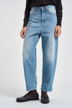 Jeans donna in denim azzurro DAC5252 BLU VICOLO 