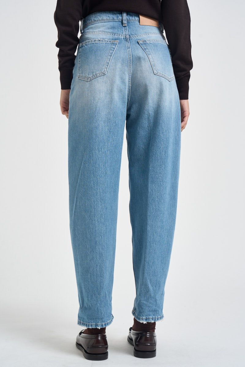 Jeans donna in denim azzurro DAC5252 BLU VICOLO 