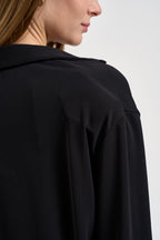 Abito donna a camicia corto nero TAC0375 NERO VICOLO 