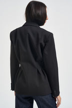 Blazer donna avvitato con pinces nero TAC1113 NERO VICOLO 