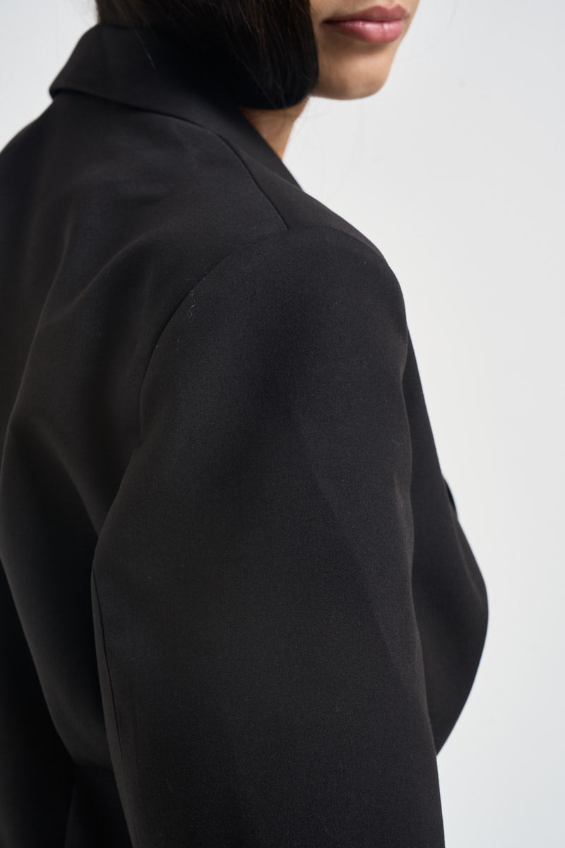 Blazer donna avvitato con pinces nero TAC1113 NERO VICOLO 