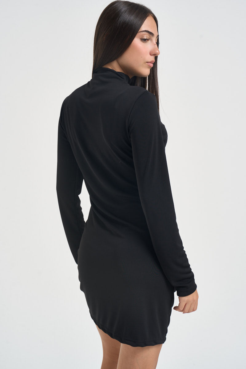 Abito donna corto nero TAC1263 NERO VICOLO 