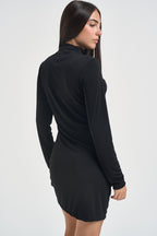 Abito donna corto nero TAC1263 NERO VICOLO 