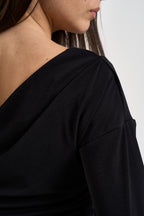 Top donna monospalla nero UAC0146 NERO VICOLO 
