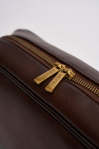 Borsa donna rettangolare a spalla marrone XAC0004 MOKA VICOLO 