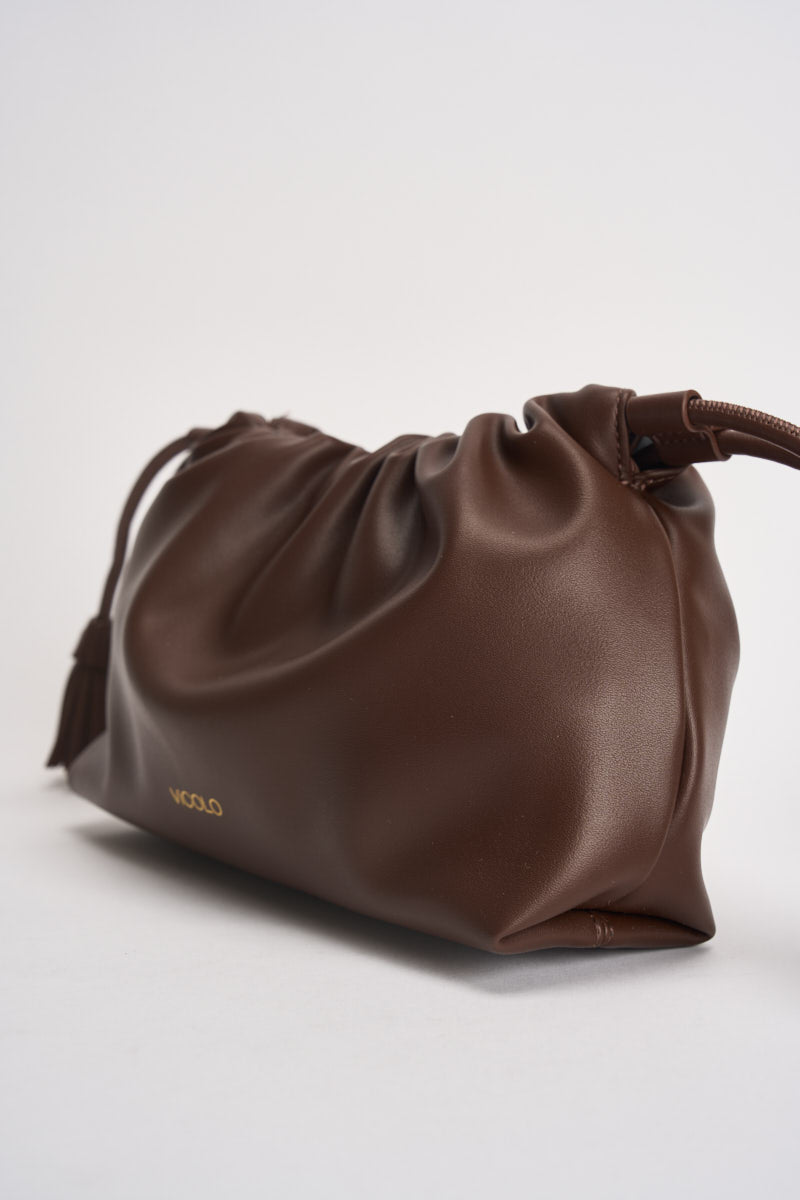 Borsa donna a mano marrone XAC0008 MOKA VICOLO 