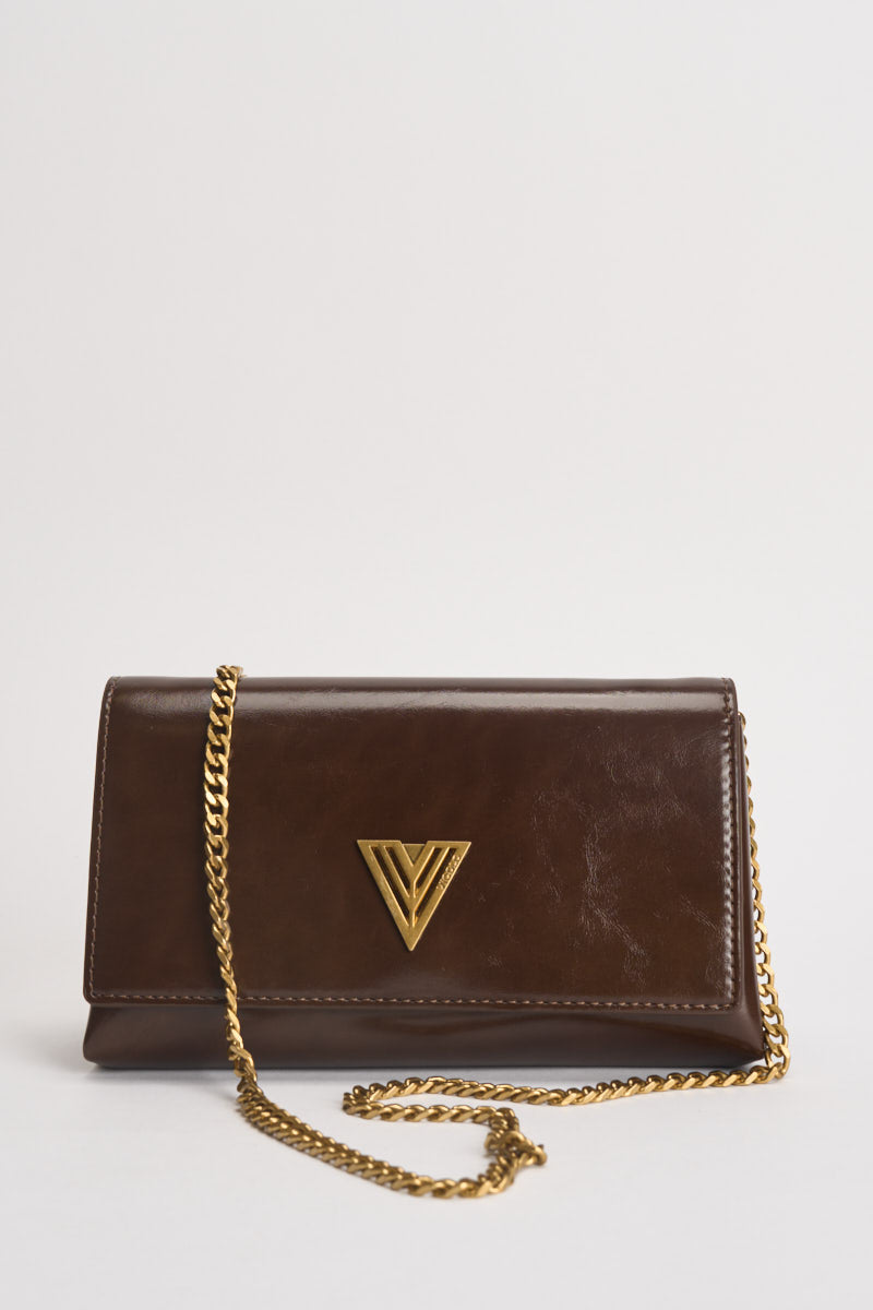 Borsa donna Shibuya a tracolla marrone XAC0013 MOKA VICOLO 