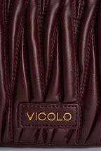 Borsa donna Hook a spalla melanzana XAC0050 MELANZANA VICOLO 