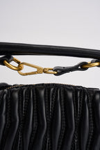 Borsa donna Hook a spalla nera XAC0050 NERO VICOLO 