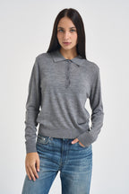 Maglia donna polo grigio MLN23 GRIGIO VITTO 