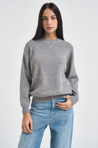 Maglia donna girocollo grigio WL1731 GRIGIO VITTO 