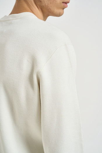 Maglia uomo girocollo panna - 5