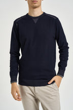 Maglia uomo girocollo blu navy 6103226 205 VITTORIO FERRIERI 