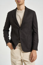 Giacca uomo a monopetto moro BOLIDE GKS702MORO VITTORIO FERRIERI 