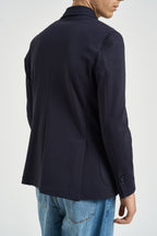 Giacca uomo doppiopetto blu navy MILANO GKS117BLU VITTORIO FERRIERI 